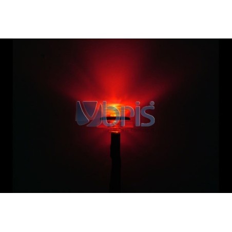 Phobya LEDready Twin 5mm Ultra-bright RED 30cm -sleeve black