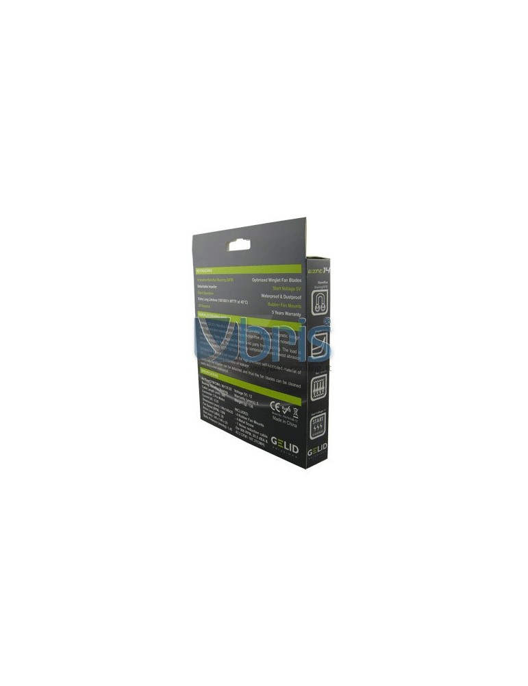 GELID Solutions Gamer Fan-1200 RPM 26 dBA WING 14 UV BLUE ( 140x140x25mm) Gelid Solutions - 6