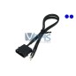 Phobya LEDready Twin 3mm Ultra-bright Blue 30cm -sleeve black
