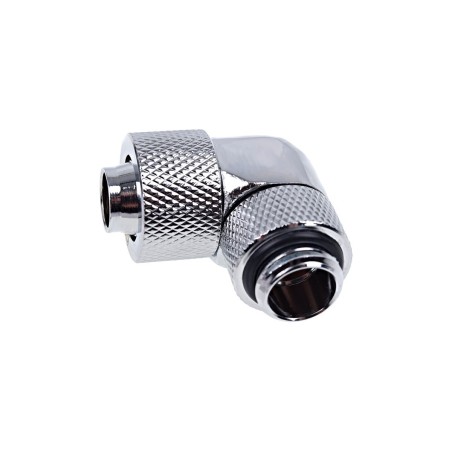 Alphacool raccordo compressione 10/13mm 90° ruotabile G1/4 - chrome - Eiszapfen