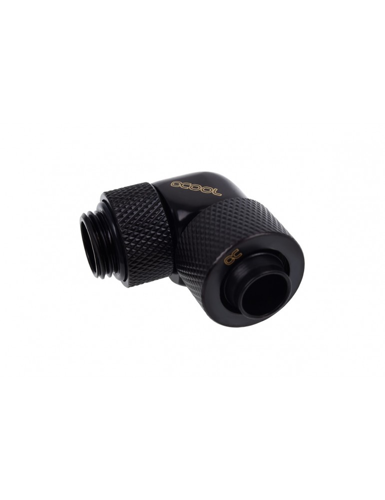 Alphacool raccordo compressione 10/13mm 90° ruotabile G1/4 - deep black - Eiszapfen Alphacool - 1