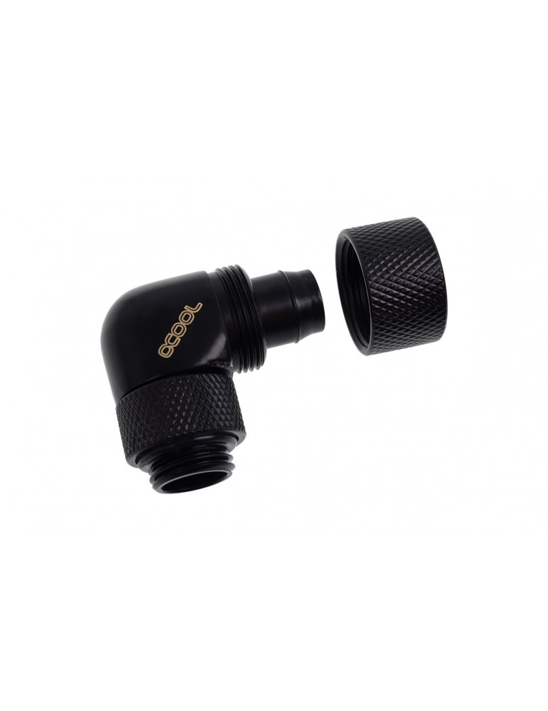 Alphacool raccordo compressione 10/13mm 90° ruotabile G1/4 - deep black - Eiszapfen Alphacool - 3