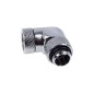 Alphacool raccordo 90° snodato M/F da 1/4G  a 1/4G - chrome - Eiszapfen