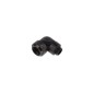 Alphacool Eiszapfen Raccordo 90° Ruotabile per tubo rigido 10/13 mm - Black