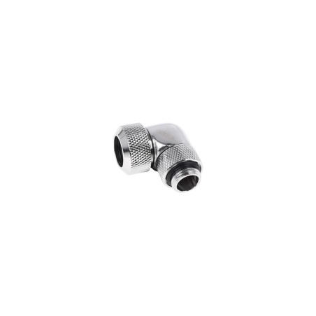 Alphacool Eiszapfen Raccordo 90° Ruotabile per tubo rigido 10/13 mm - Chrome