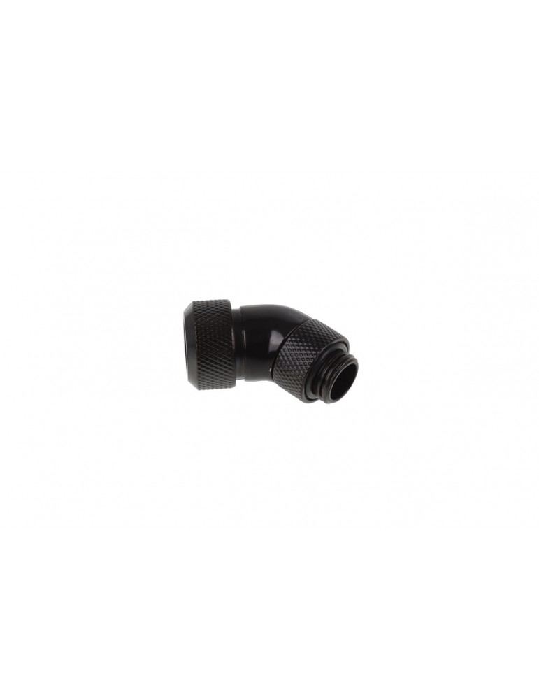 Alphacool Eiszapfen Raccordo 45° Ruotabile per tubo rigido 10/13 mm - Black Alphacool - 1