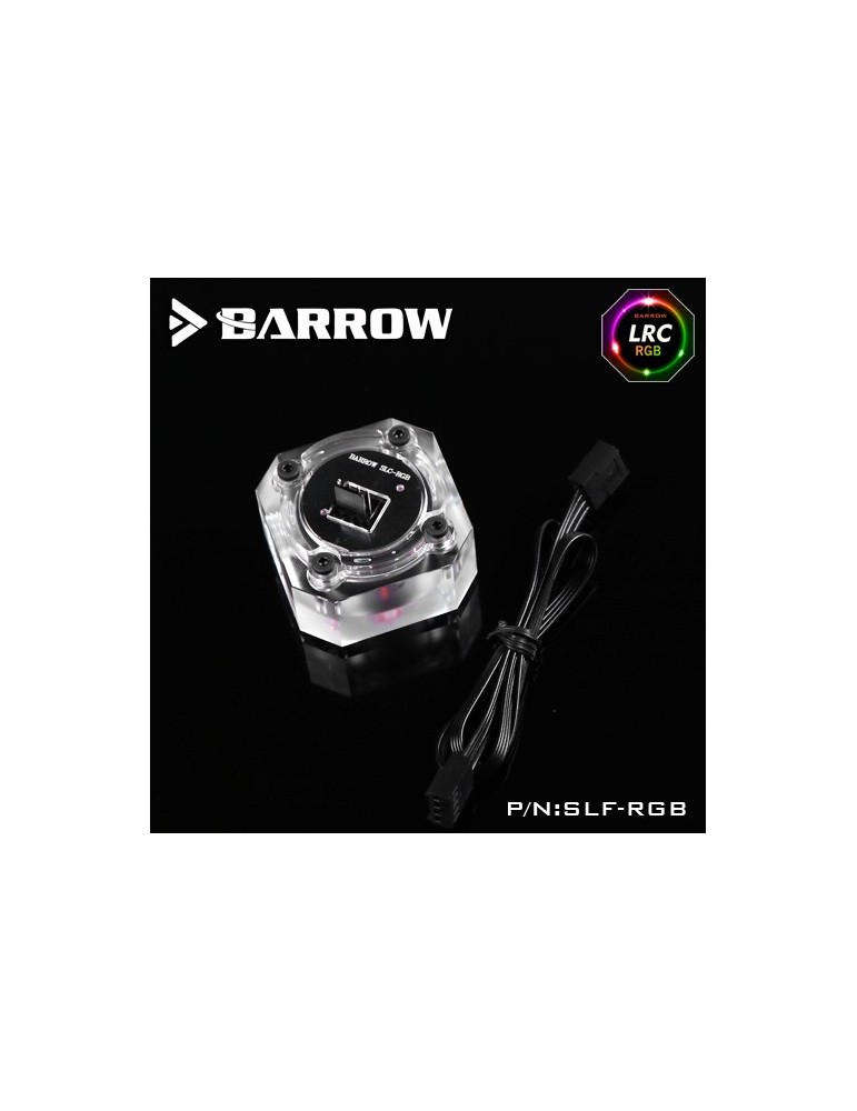 Barrow Flussimetro Visuale RGB - 2*G1/4" F Nero BARROW - 2