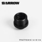 Barrow Raccordo per tubo rigido 10/14 - TYKN-K14 V4 - Black