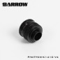 Barrow Raccordo per tubo rigido 10/14 - TYKN-K14 V4 - Black