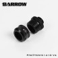 Barrow Raccordo per tubo rigido 10/14 - TYKN-K14 V4 - Black