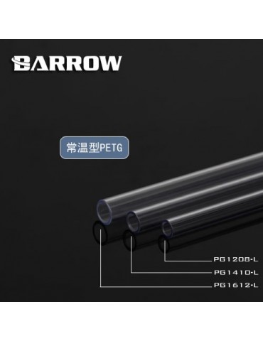 Barrow Tubo rigido PETG 8/12 - 500mm - PG1208-L