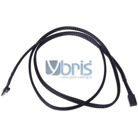 Phobya prolunga per ventole 3Pin - 90cm - Nera
