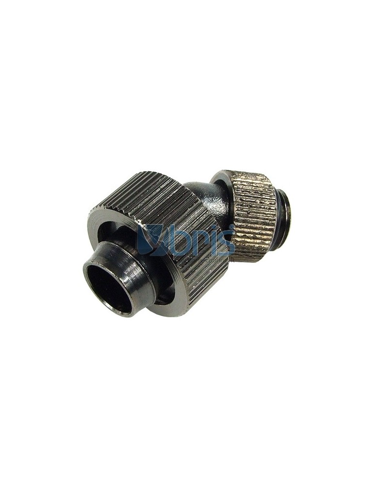 Raccordo compressione  1/4G 45° per tubo 13/19mm Black Nikel Phobya - 2