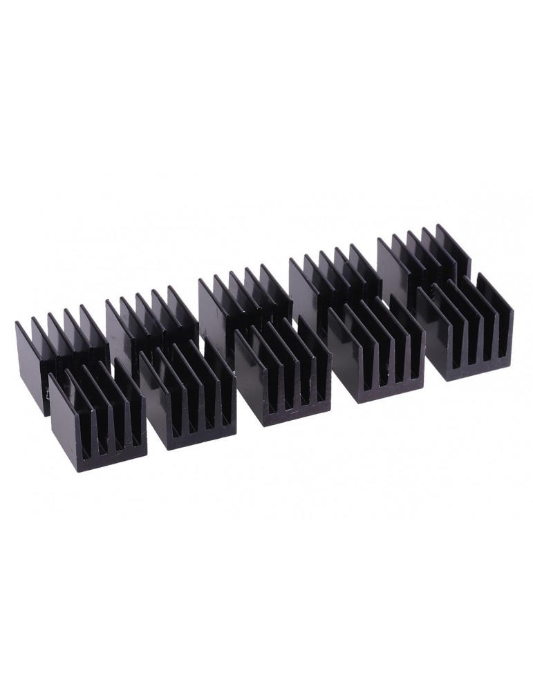 Alphacool kit dissipatori GPU 15x15mm - black 10 pz. Alphacool - 3