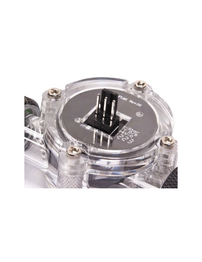 Bitspower flussometro 2xG1/4 shiny silver BitsPower - 3