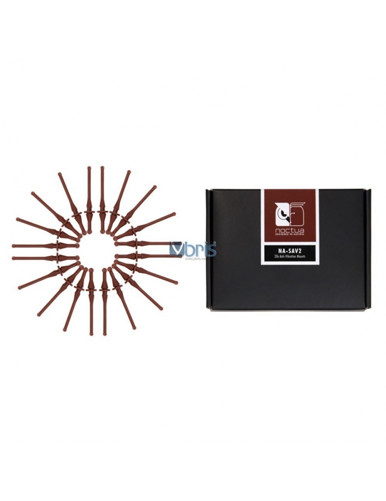 Noctua NA-SAV2 Kit Composto da 20 Viti in Gomma per Ventole Noctua - 2