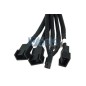Phobya Y-cable 4Pin PWM to 3x 4Pin PWM 30cm  black