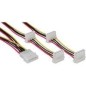 InLine Cavo Y sdoppiatore alimentazione interna da 4pin 5,25"" (13,34cm) a 4x 4p
