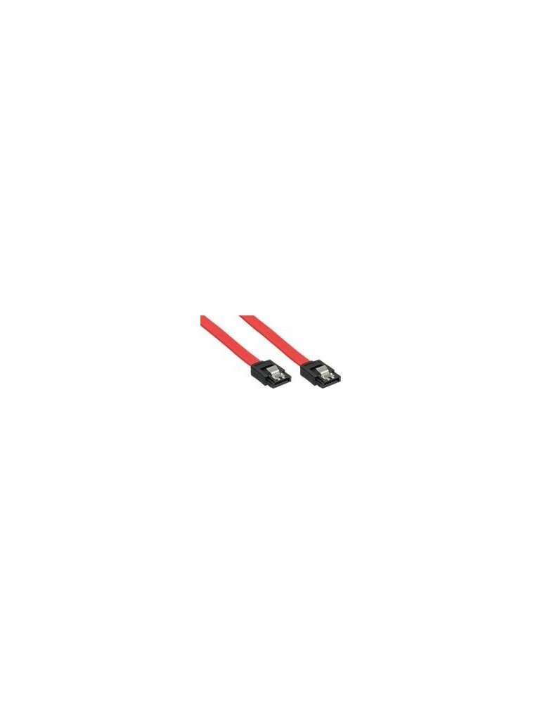 InLine Cavo SATA 7pin L-Form a SATA 7pin L-Form, Max 3Gbs, chiusura a scatto, ro InLine - 1