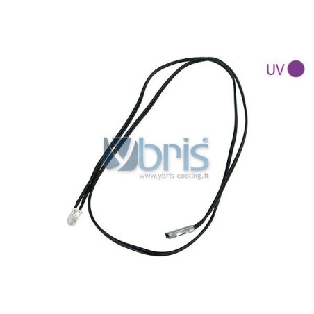 Phobya  LED 3mm UV cavo 60 cm 2pin Phobya - 1