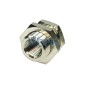 Passaparete 1/4G Femmina/Femmina SILVER NICKEL