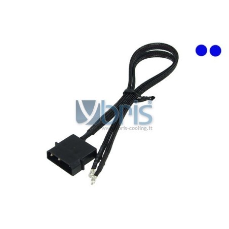 Phobya LEDready Twin 5mm Ultra-bright blue 30cm - black Phobya - 1