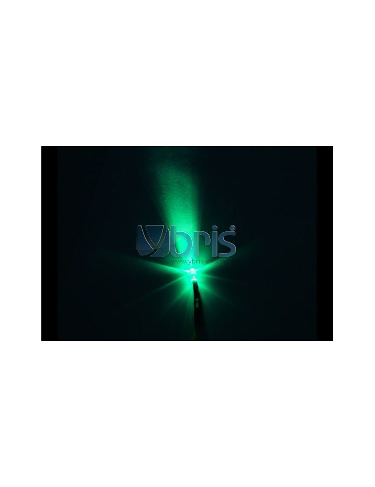 LED ready 5mm ultra-bright GREEN Ybris-Cooling - 2