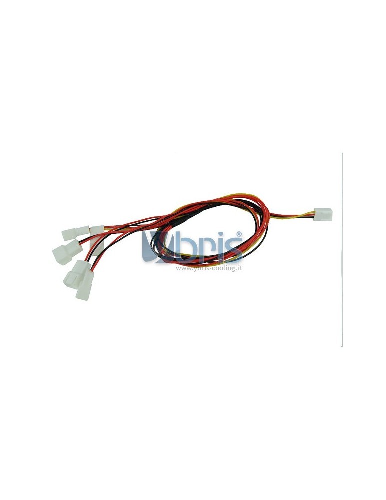 Y-cable 3Pin Molex to 4x 3Pin Ybris-Cooling - 2