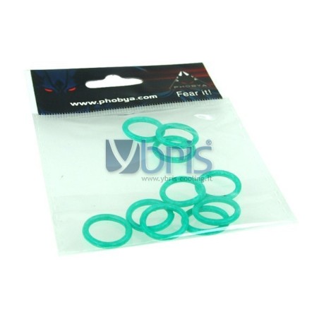 Phobya O-ring 11,1 x 2 mm (G1/4 Inch)  UV-reactive Green 10pcs