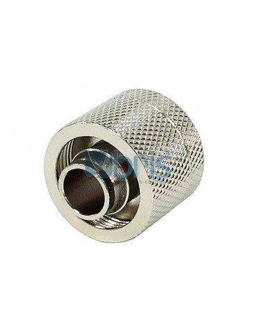 Raccordo Compressione 1/4G  tubo 10/16mm Silver