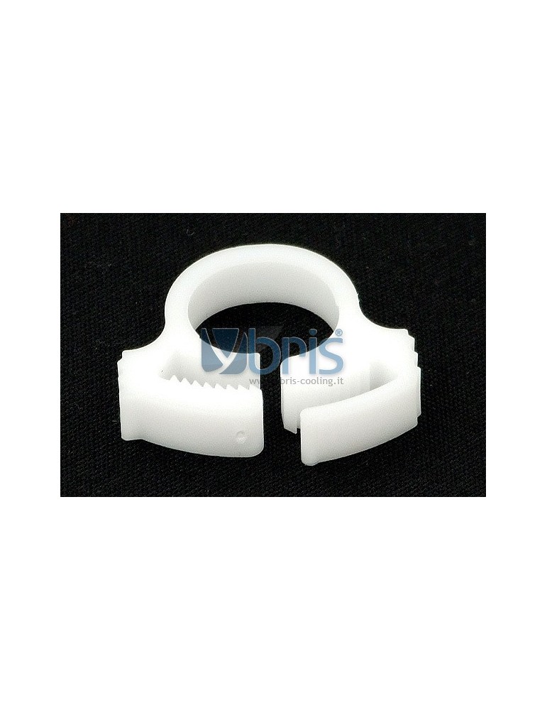 hose clamp 15 - 17mm plastics White Phobya - 1