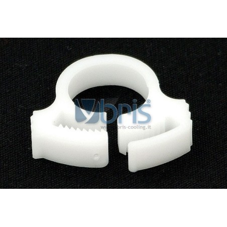 hose clamp 15 - 17mm plastics White Phobya - 1
