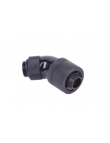 Alphacool 16/10 compression fitting 45° revolvable G1/4'' - Black