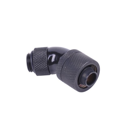 Alphacool 16/10 compression fitting 45° revolvable G1/4'' - Black