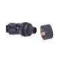 Alphacool 16/10 compression fitting 45° revolvable G1/4'' - Black