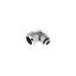 Alphacool Eiszapfen Raccordo 90° Ruotabile per tubo rigido 13/16 mm - Chrome