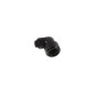 Alphacool Eiszapfen Raccordo 90° Ruotabile per tubo rigido 13/16 mm - Deep Black