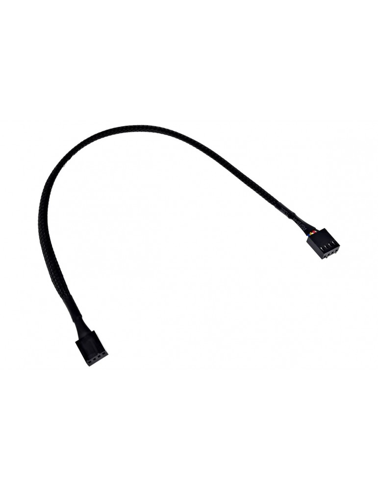 Phobya 4Pin PWM male to male 30cm - black  Phobya - 1