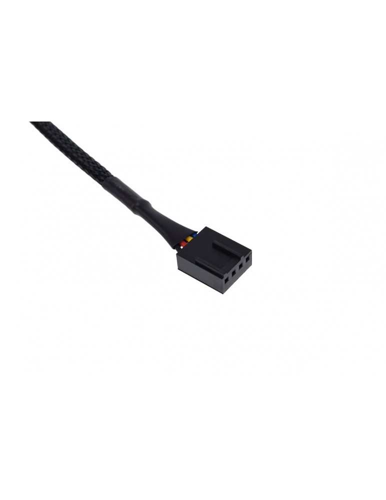 Phobya 4Pin PWM male to male 30cm - black  Phobya - 2