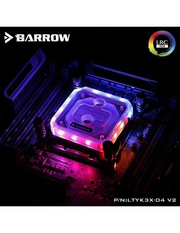 Barrow Waterblock Intel X99/X299 Aurora D-RGB Nero LTYK3X-04 V2