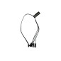 Alphacool Splitter D-RGB 3 x 3 pin JST male connector 30cm - black Alphacool Splitter D-RGB 3 x 3 pin JST male connector 30cm - black