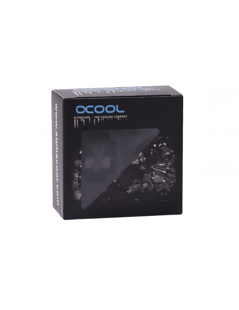 Alphacool Eiszapfen PRO Raccordo tubo rigido 10/13mm - Deep Black Alphacool - 4