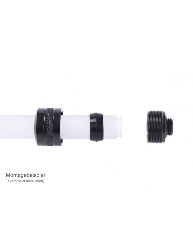 Alphacool Eiszapfen PRO Raccordo tubo rigido 13/16mm - Deep Black Alphacool - 3