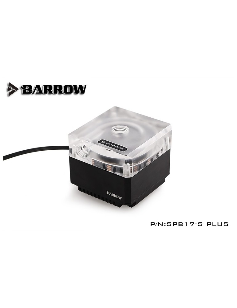 Barrow SPB17-S Plus Pompa PWM 17W RGB Nero/Trasparente BARROW - 2