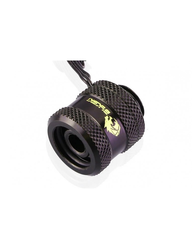 Bykski Raccordo a compressione per tubo rigido 10/14 con LED RGB - Black  B-LTJT-X-RGB-BK Bykski - 1