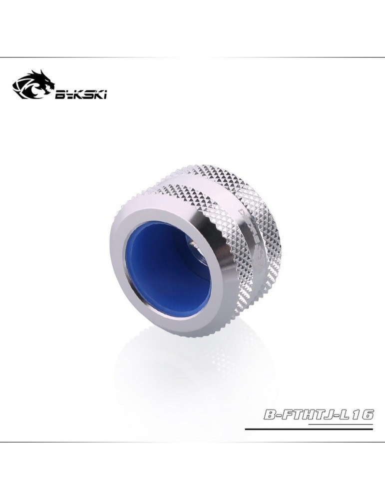 Bykski Raccordo a compressione per tubo rigido 12/16 anti-sfilamento Nickel (B-FTHTJ-L16) Bykski - 1