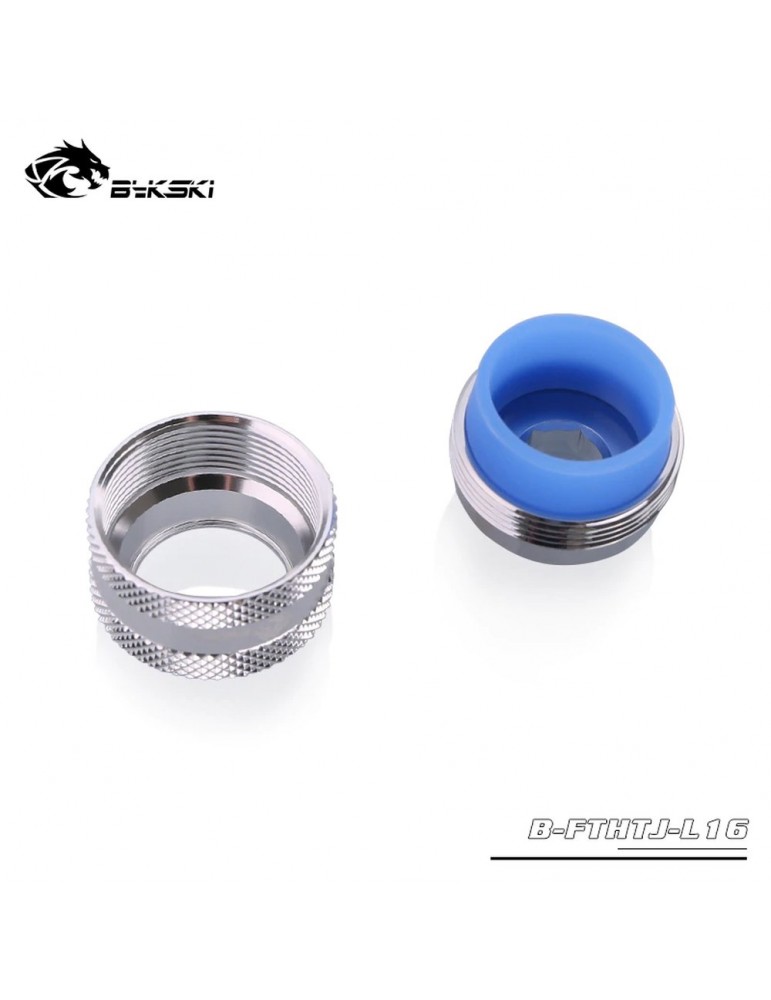 Bykski Raccordo a compressione per tubo rigido 12/16 anti-sfilamento Nickel (B-FTHTJ-L16) Bykski - 4