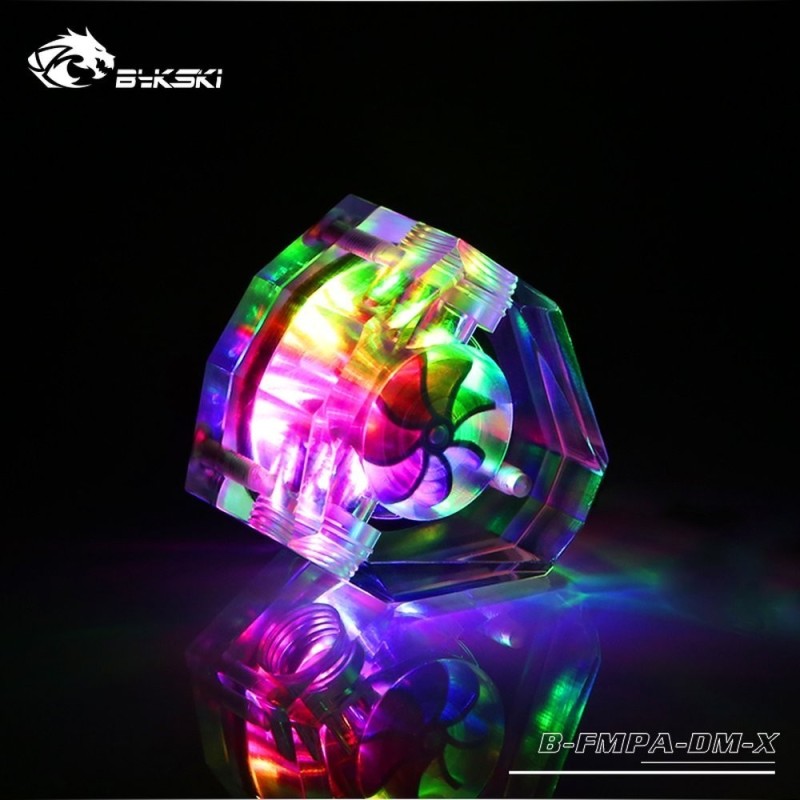 Bykski Flussimetro Visuale - 1/4G D-RGB - B-FMPA-DM-X Bykski Flussimetro Visuale - 1/4G D-RGB - B-FMPA-DM-X