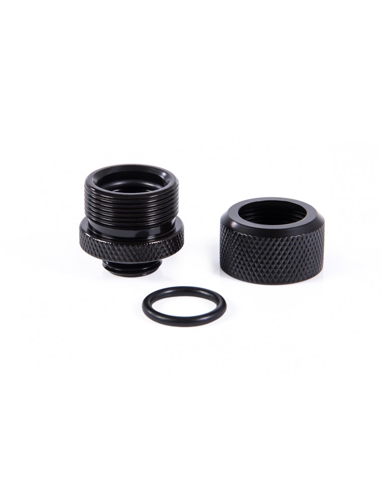Alphacool Eiszapfen Raccordo a compressione per tubo rigido14mm G1/4 codronato - deep black Alphacool - 3