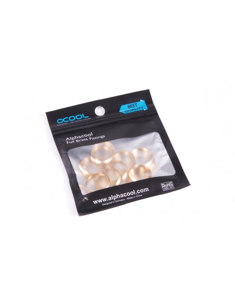 Alphacool Anelli di bloccaggio per tubo TPV 10/16 mm - Ring clamp per raccordi Eiszapfen - Kit 10pcs Alphacool - 1